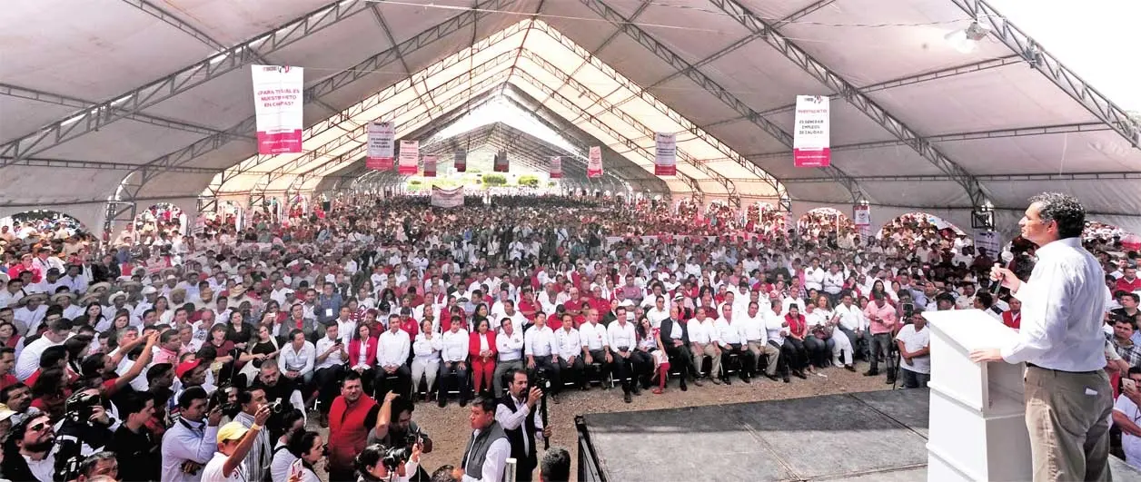 Militancia fortalece al priismo en Chiapas