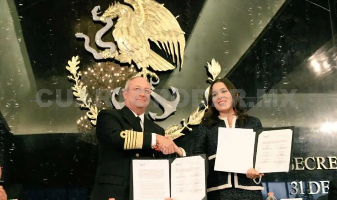 El INAI y Semar suscriben convenio