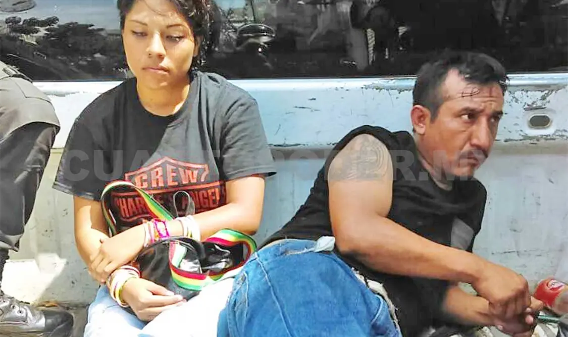 Policías persiguen y detienen a peligrosos asaltantes en Tuxtla
