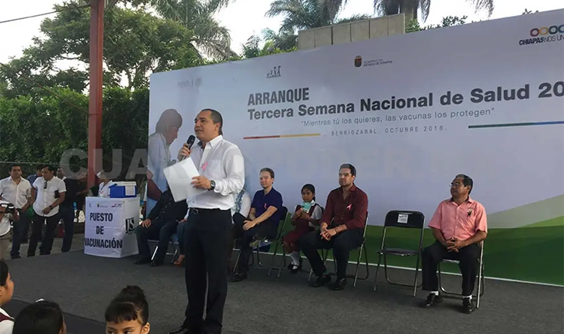 La vacunación, prioridad en Chiapas