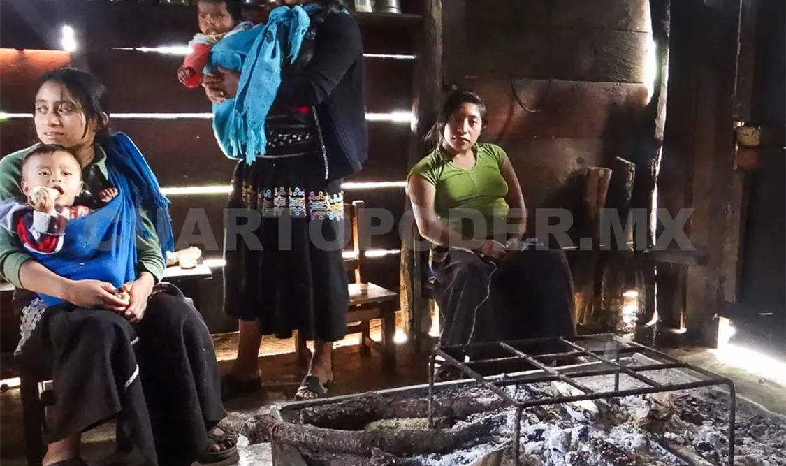 Una gran parte de la población en Chiapas todavía utiliza leña para cocinar o calentar sus viviendas. Cortesía. CP