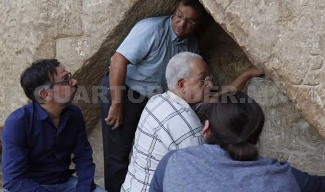El proyecto ScanPyramids encontró dos anomalías en la pirámide del faraón Keops. Cortesía
