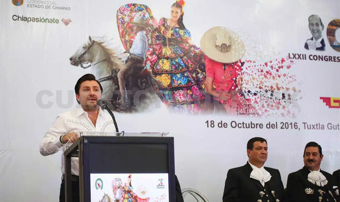Bienvenido Congreso Nacional Charro a Tuxtla: Castellanos