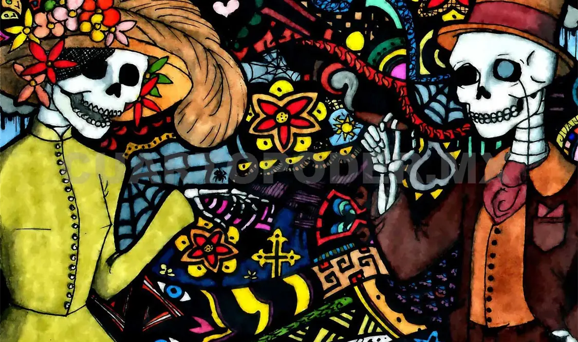 La actividad se realiza en el marco del Día Muertos. Cortesía