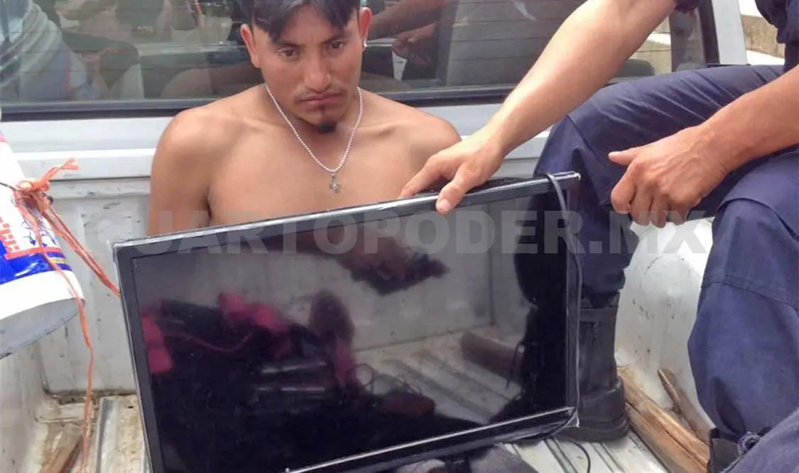 Turba intenta linchar a ladrón
