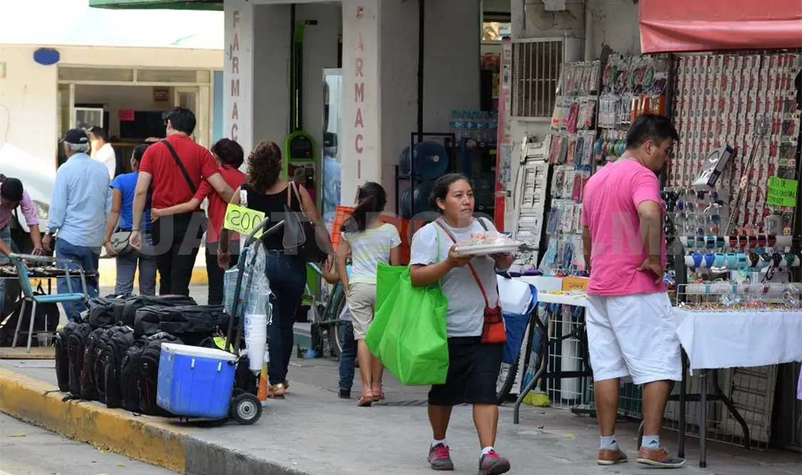 Comercio informal en Tuxtla