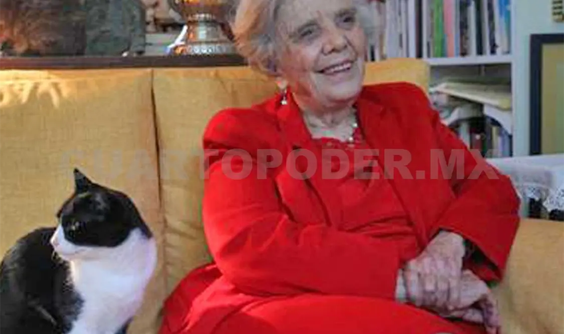 La escritora Elena Poniatowska. Cortesía