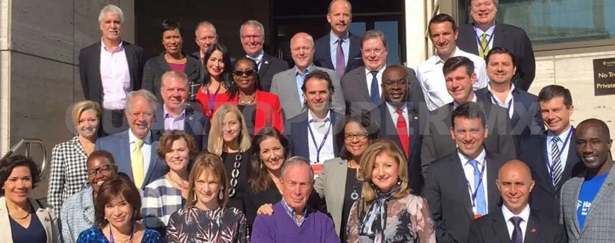 Se reúne Castellanos con líderes internacionales