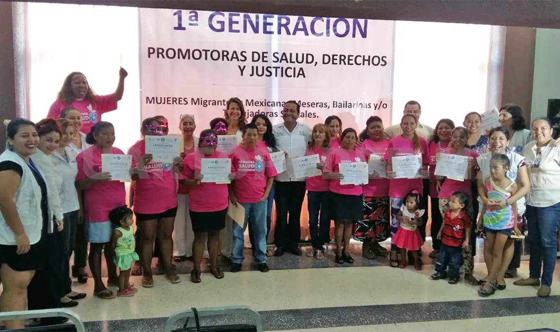 Capacitan a meseras y sexoservidoras como promotoras de salud