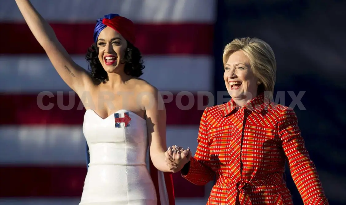Katy Perry pide votar por Hillary