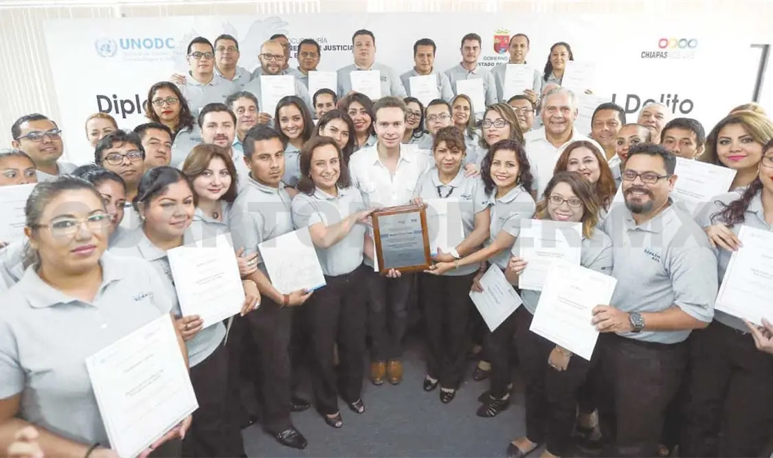 Reconoce UNODC a Velasco por acciones de seguridad