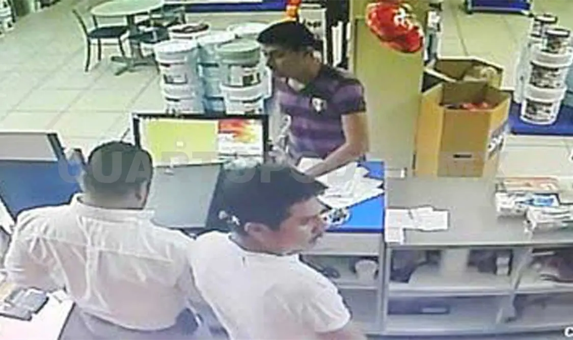 Asaltan tienda de pinturas