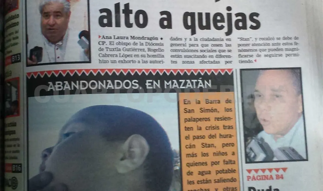 Siniestro pasado: Sólo gobierno puede politizar apoyos