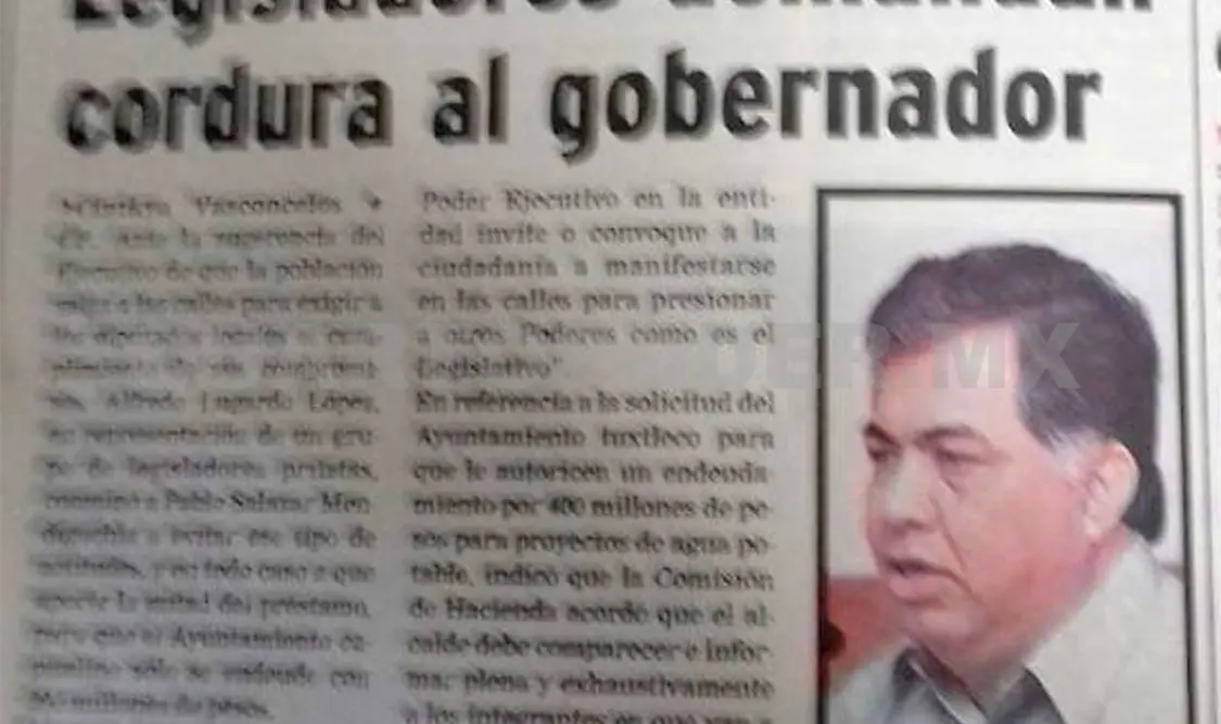 Exhortaron al gobernador del estado a que se conduzca con la debida sensatez y cordura que exige su investidura. CP