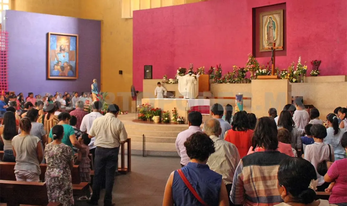 La Iglesia de Guadalupe de Tuxtla Gutiérrez recibe magnas peregrinaciones. CP