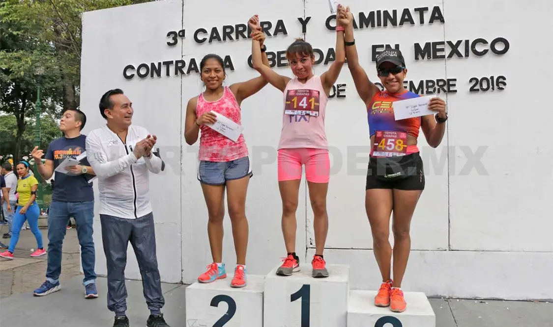Celebraron 3ª Carrera contra la Obesidad
