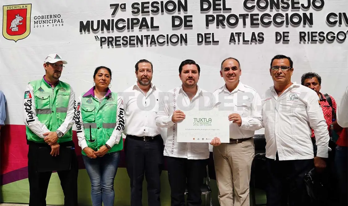 Tuxtla, el primero con actualización de Atlas de Riesgo
