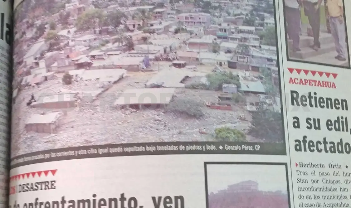 Siniestro pasado: Suchiate, olvidado