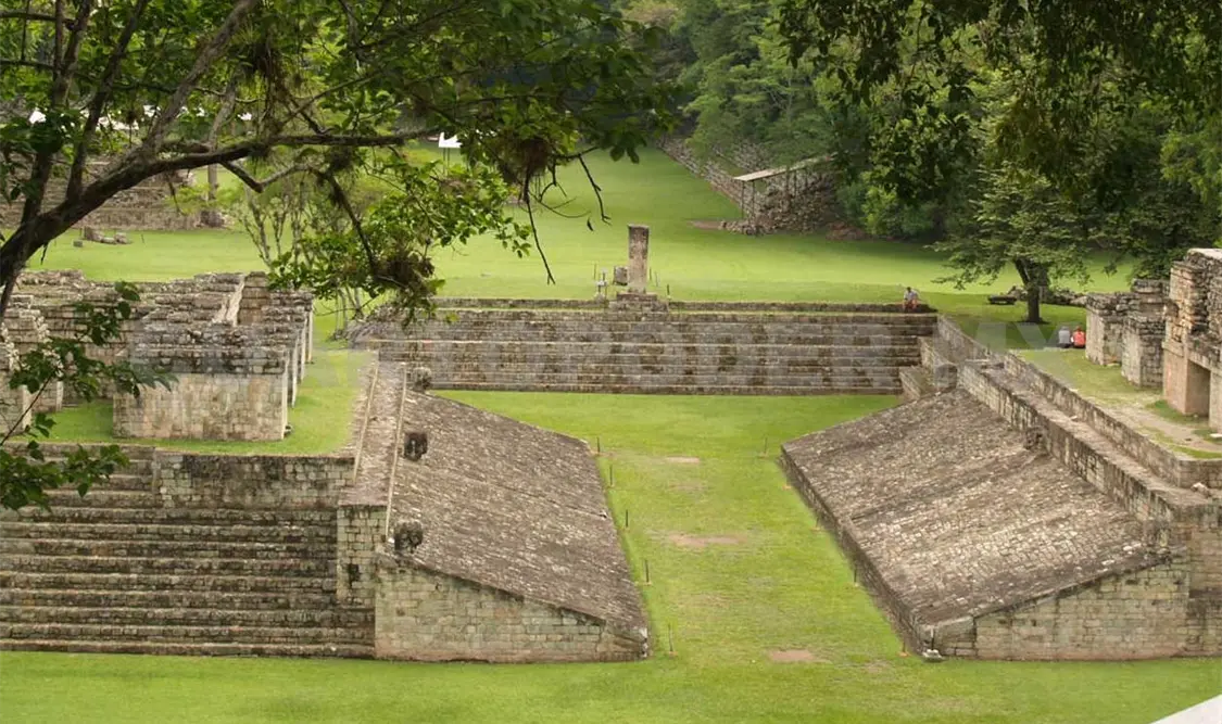 Parque arqueológico de Copán. Cortesía
