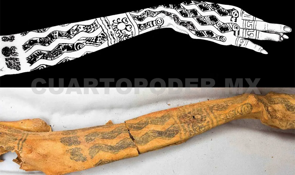 La herencia ancestral que dejaron los mayas también fueron los tatuajes. Cortesía