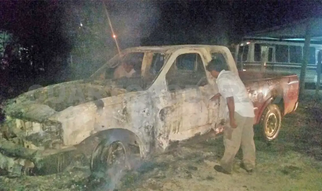 Se incendia Lobo por corto circuito