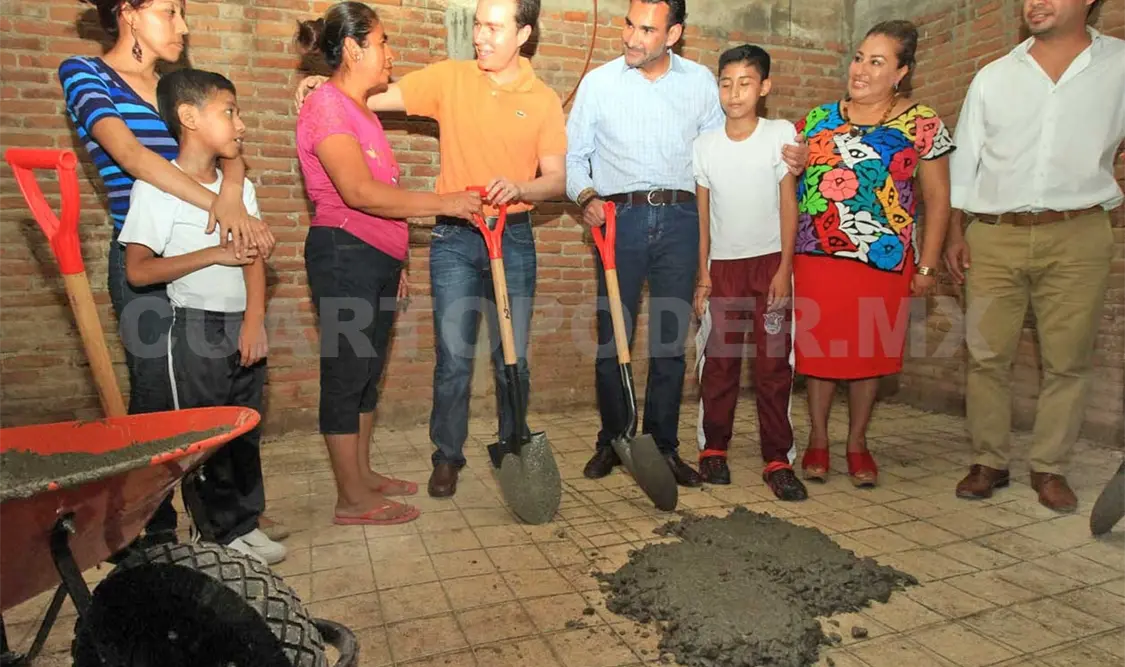 Velasco Coello se unio al apoyo del municipio. CP