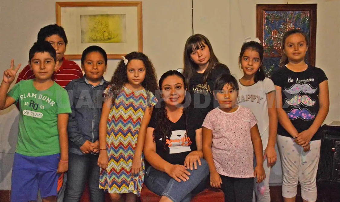 Foto de la clausura de talleres. Darwin Mendoza