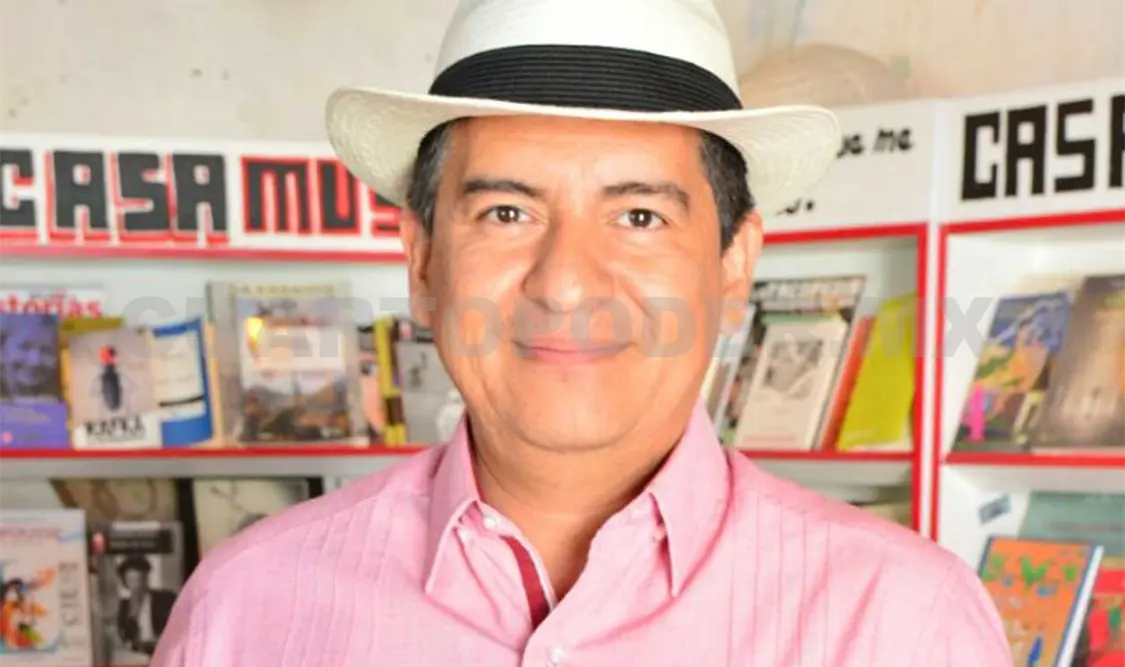 El cantante, en rueda de prensa. Carlos Mario Melchor
