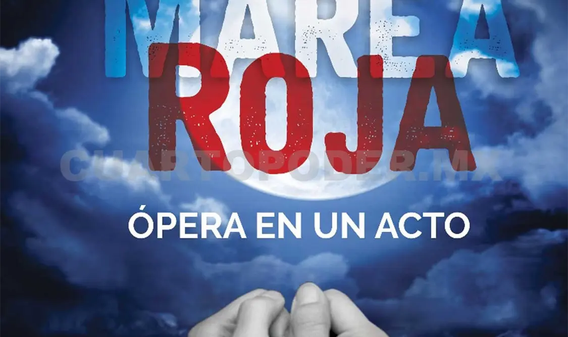 Parte del cartel con el que se promociona la ópera. Cortesía