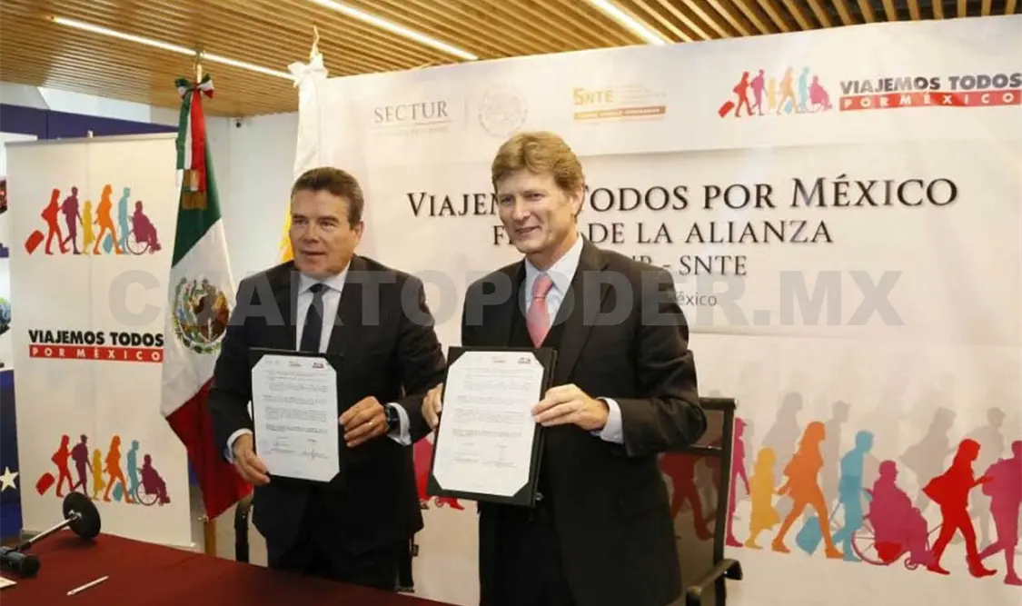 SNTE y Sectur firman alianza