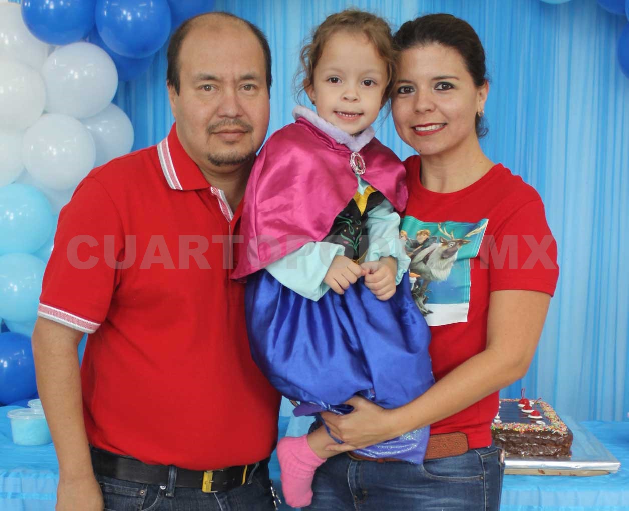 Andrea Serrano cumplió 3 añitos