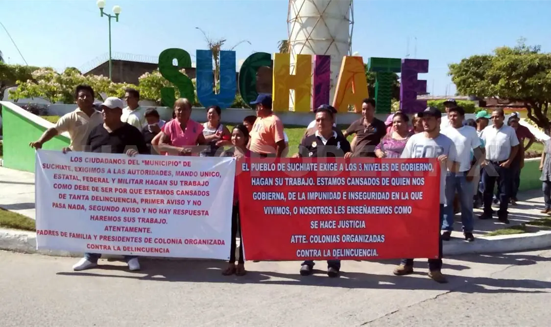 Protestan contra la inseguridad