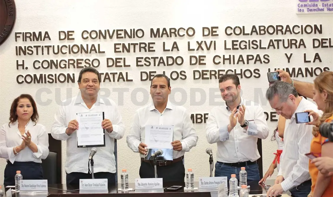 ERA y CEDH firman convenio de trabajo