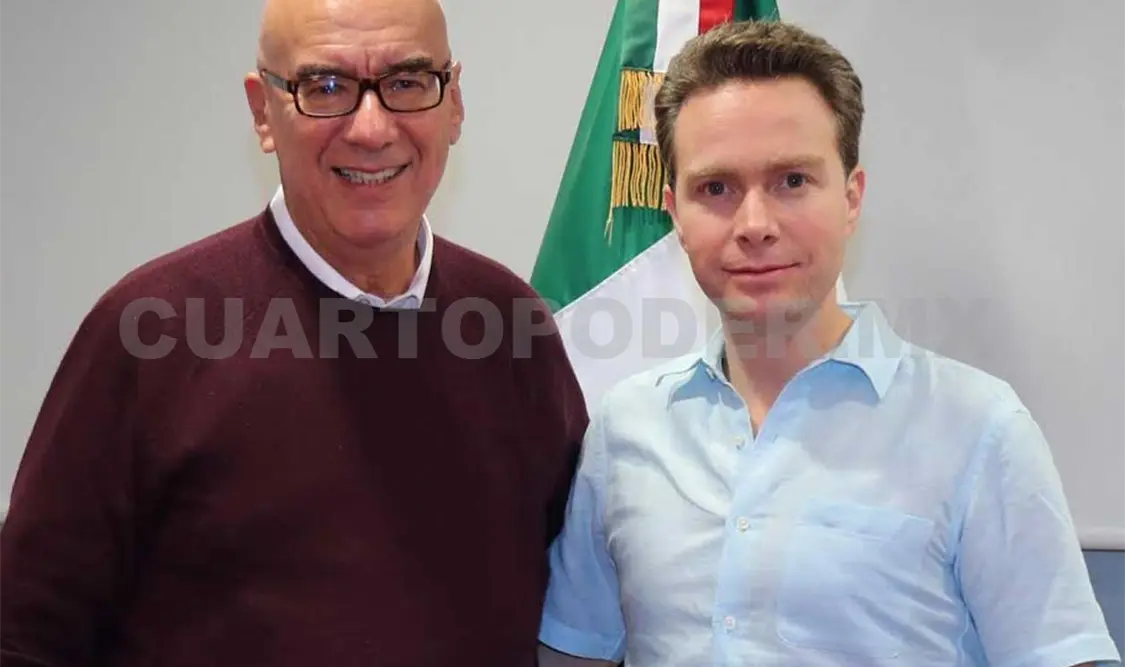 Manuel Velasco Coello, se reunió con el dirigente nacional del Partido Movimiento Ciudadano (MC), Dante Delgado Ranauro. CP