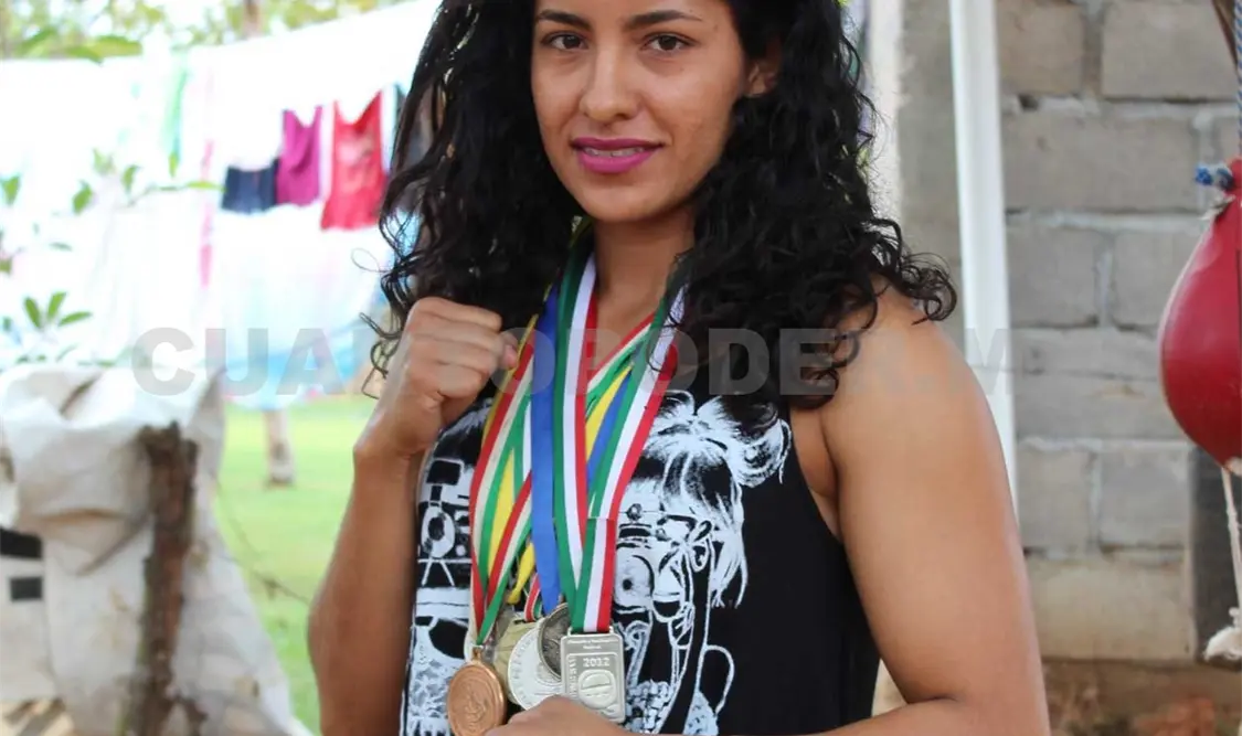 Lupita Solís, Boxeadora. Octavio Coello/CP