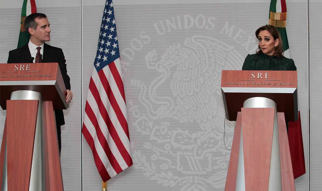 México y Los Ángeles construirán puentes, no muros: alcalde de California