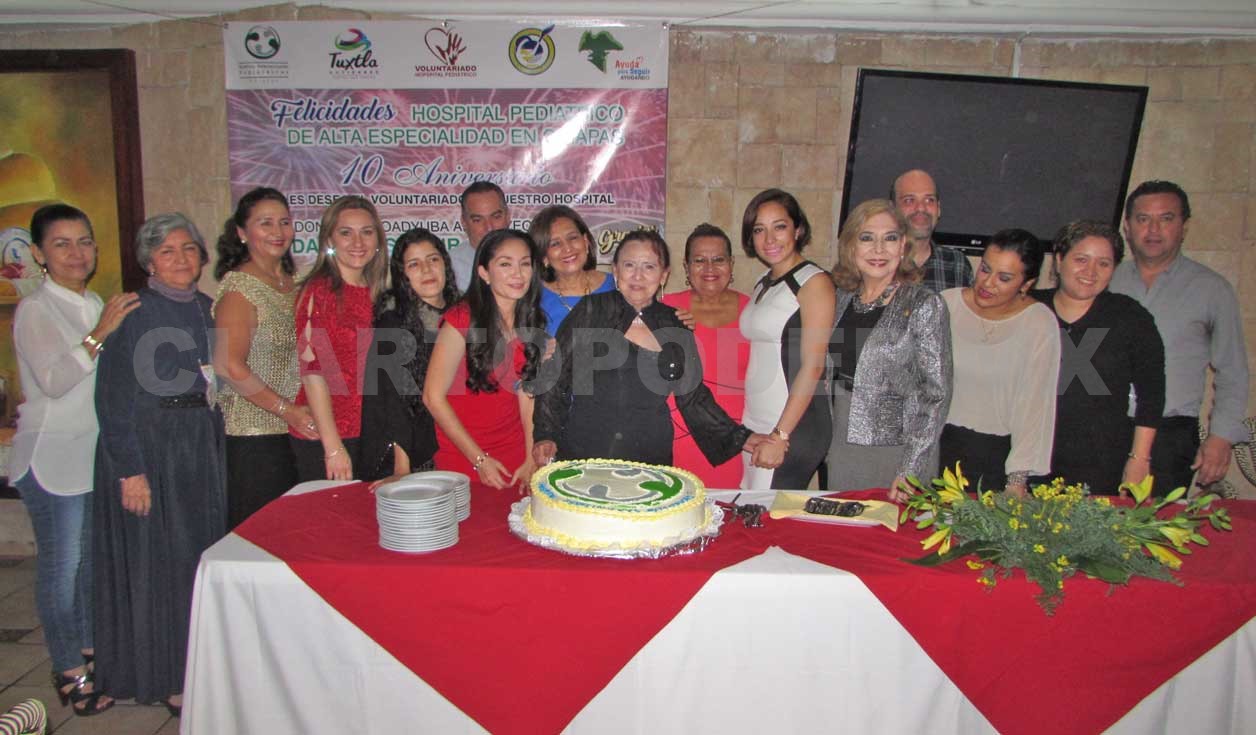 Voluntariado felicita al hospital Pediátrico