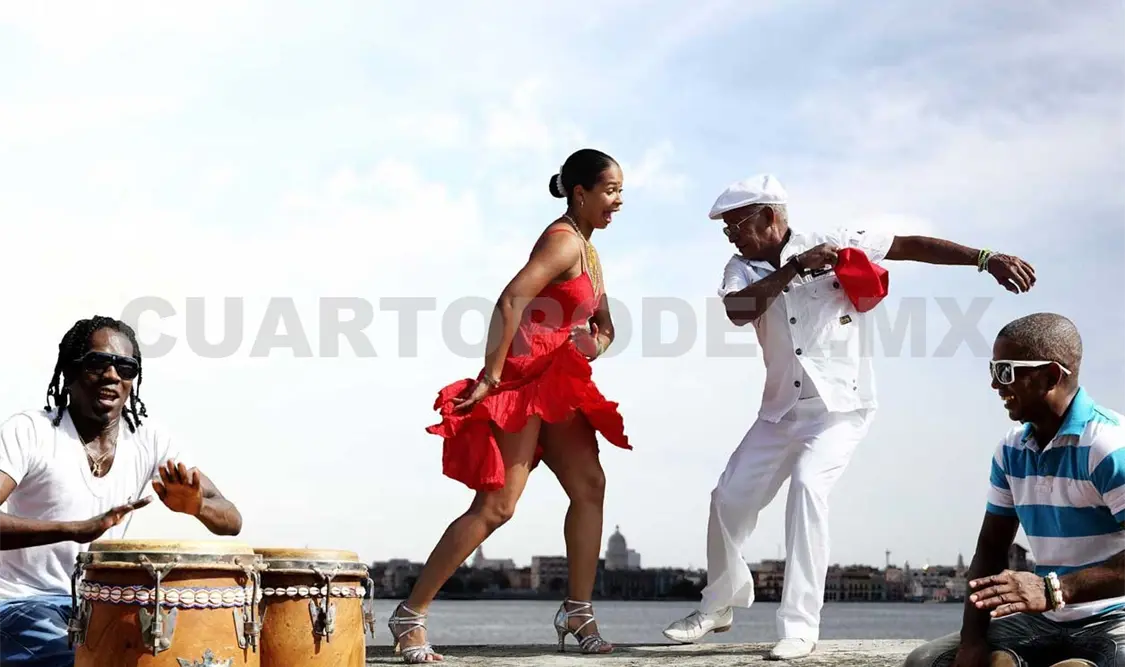 Fotografía de la rumba cubana. Cortesía