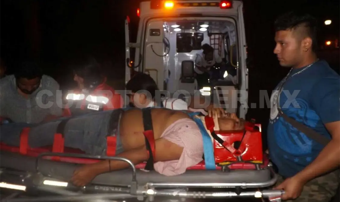 La víctima fue trasladada a un hospital debido a las lesiones que presentaba en el cuerpo. Rafael Cabrera / CP