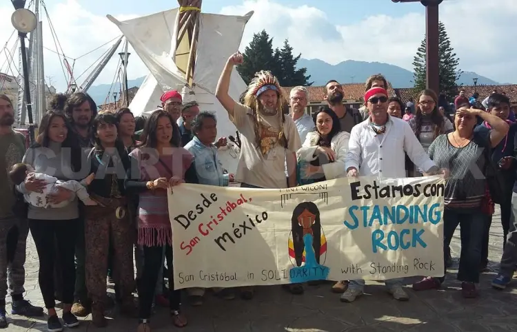 Apoyan desde San Cristóbal a tribus de Dakota del Norte