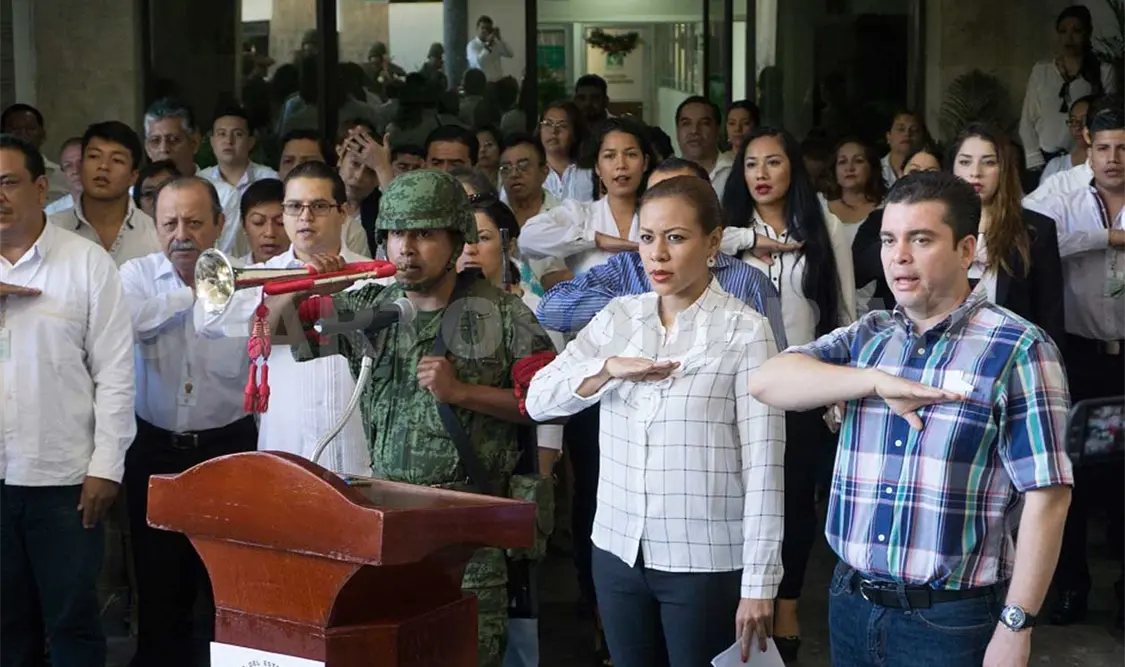 Congreso del estado fomenta valores cívicos entre su base laboral