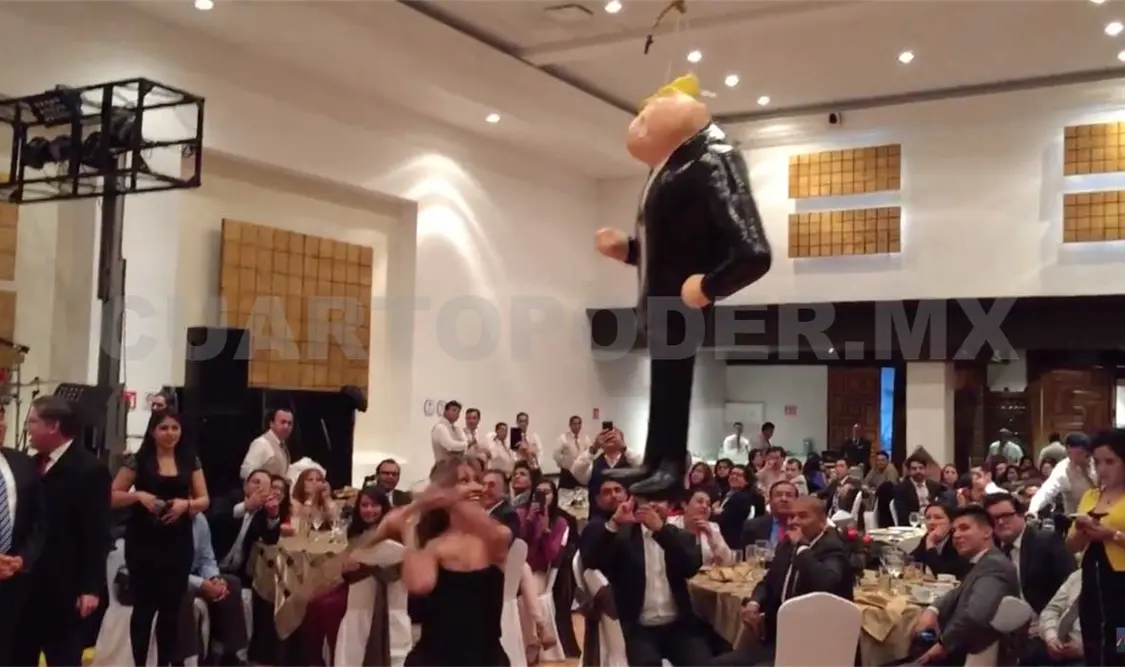 Piñata de Trump, manera de expresar coraje