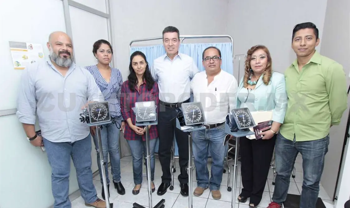 El titular del Poder Judicial constató la donación de equipo que efectuó el Club Rotary International. CP