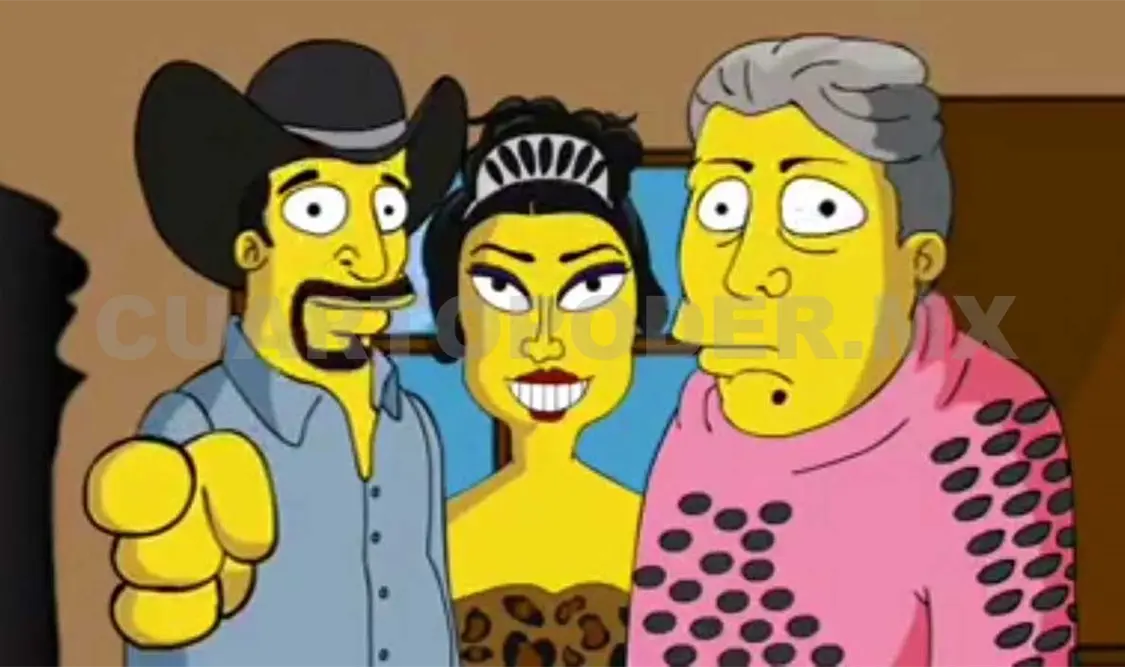 Hasta Los Simpson se suben a los XV de Rubí