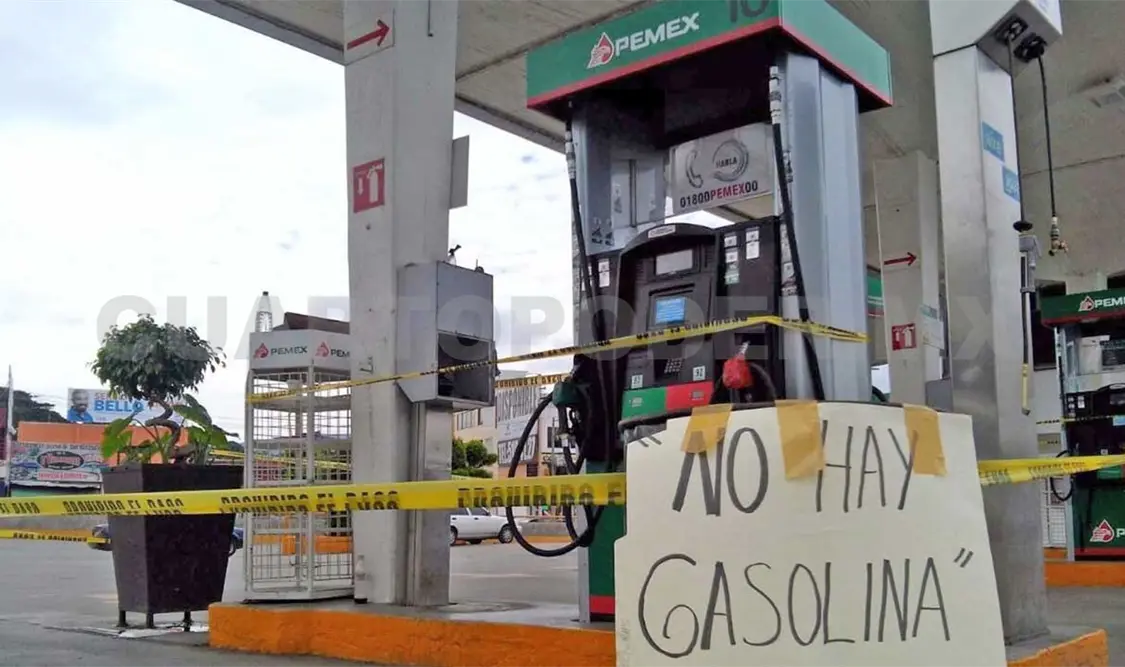 Por segundo día, escasea gasolina sin justificación