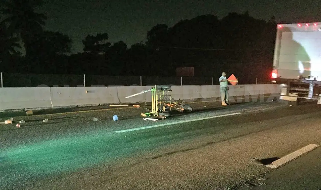 Muere triciclero atropellado