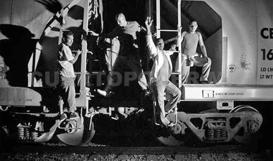 Alguna de las imágenes que se exhiben en el Museo de los Ferrocarrileros. Cortesía