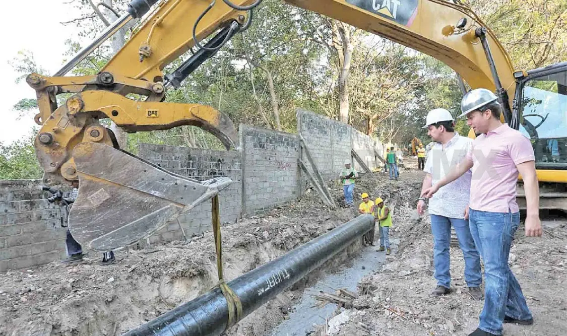 Supervisa Velasco avances en trabajos del Brazo Sur