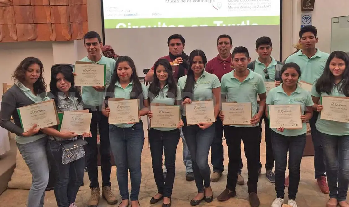En la clausura del Circuito Intermuseo. Cortesía