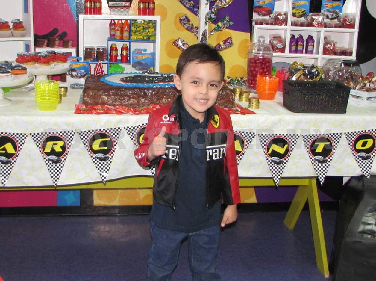 Marco Antonio celebró su cumple número 4